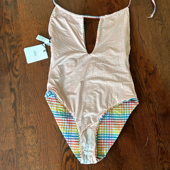 Onia | Eliza Multi Plaid One-Piece Swimsuit - Picture 8 of 8